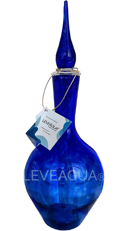 Garrafa Artesanal Em Vidro Transparente Garrafas Leveaqua